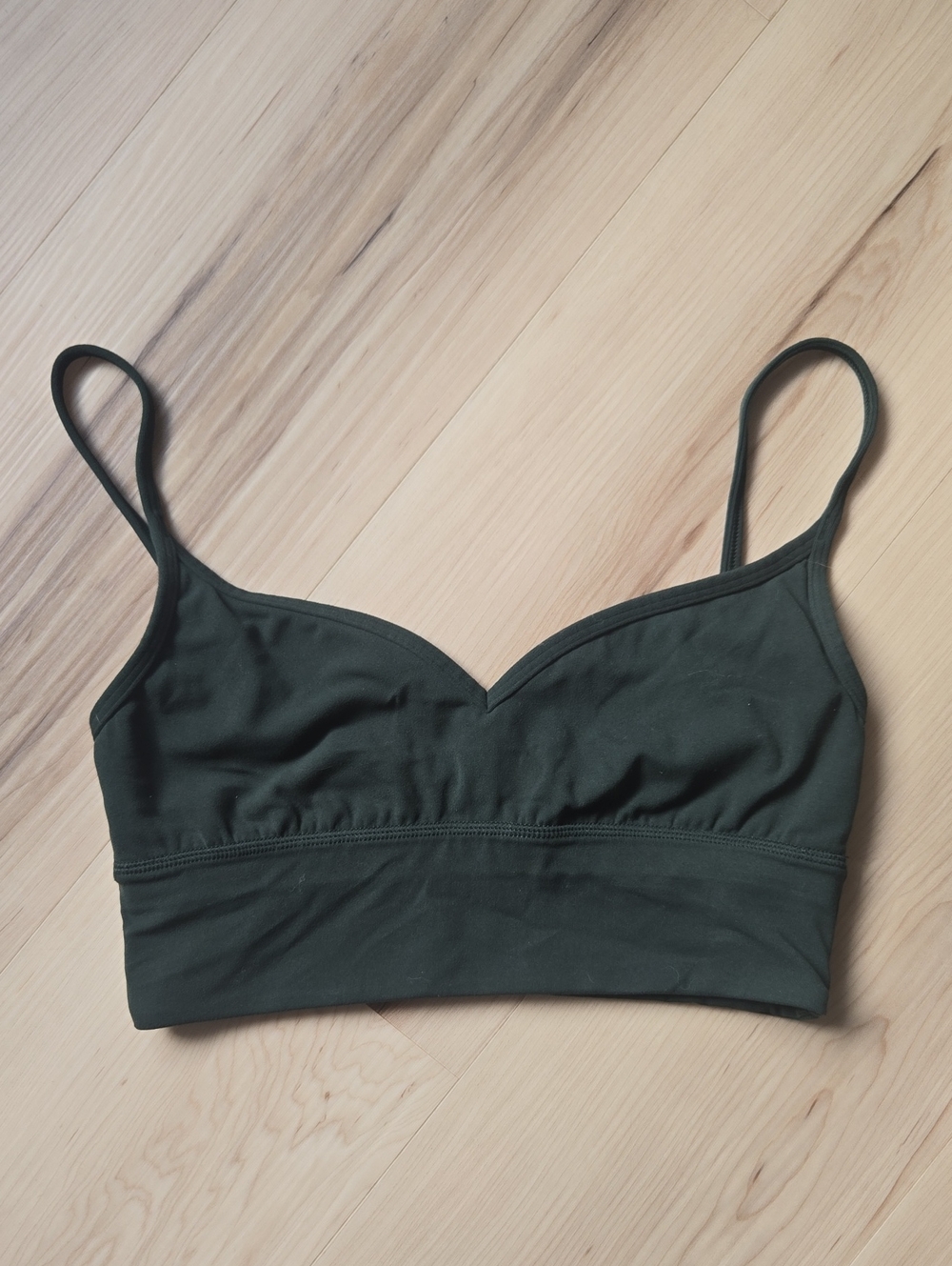 Lululemon Align Sweetheart Bra, Green, Size 6